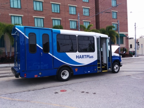 HART's new CNG-powered Paratransit Van. Photo Credit: HARTride 2012.